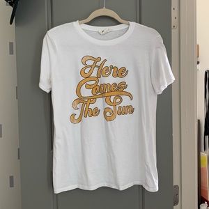 worn once graphic tee